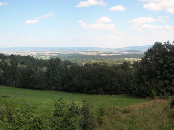 Widok na panorame z Nowej Łomnicy