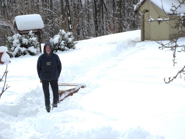 Tak odśnieżamy na wsi