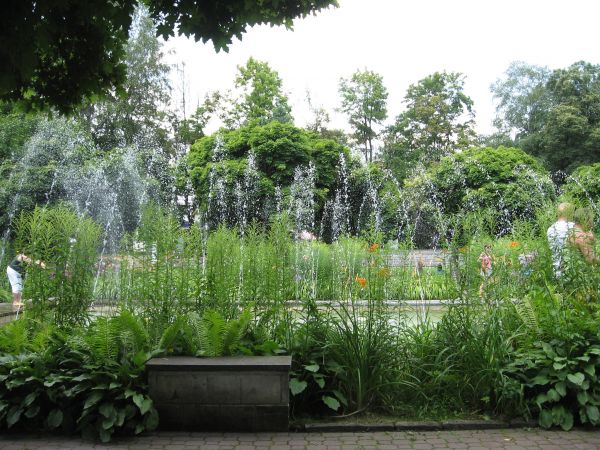 Fontanna w Parku Prof. Dietla.