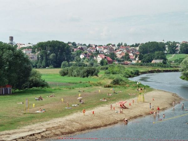 Łomża od strony rz. Narew