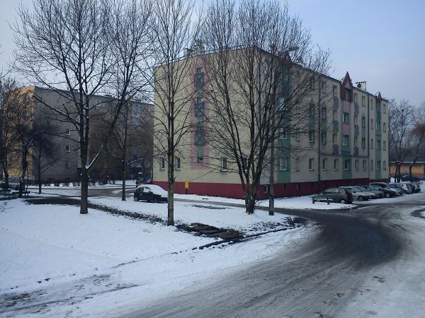 Sosnowiec-Bór. Ulica Biała Przemsza.