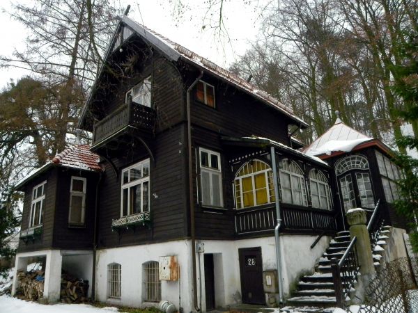 "Chatka pod łosiem" na ul. Abrahama w Oliwie