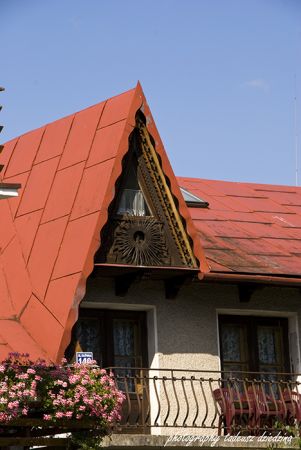 Pienińskie zwieńczenie dachu-Szczawnica.