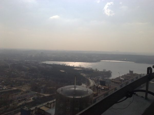 WIDOK Z KOMINZNA ER RYBNIK NA ZALEW RYBNICKI