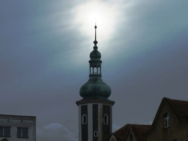 Wieża kościoła p,w Zwiastowania NMP