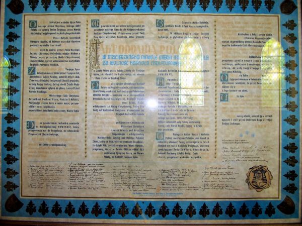 Wnętrze kościoła p.w. św. Józefa Oblubieńca w Hucie Kalnej