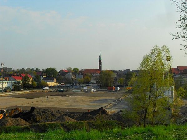 Stadion w przebudowie