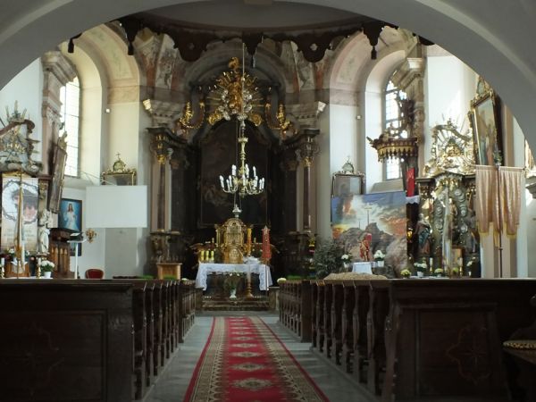 Wnętrze kościoła św. Marcina