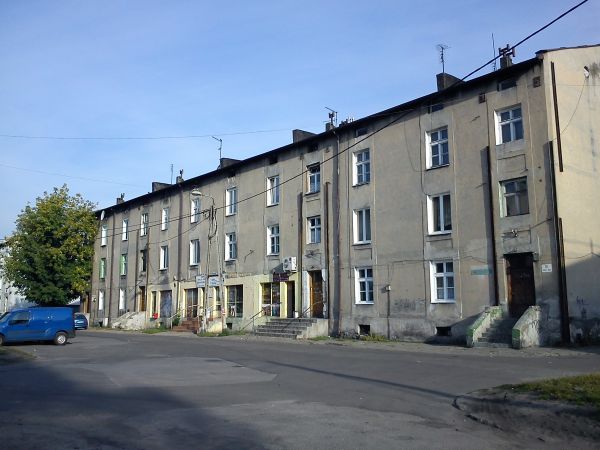 Sosnowiec-Milowice. Ulica Podjazdowa.