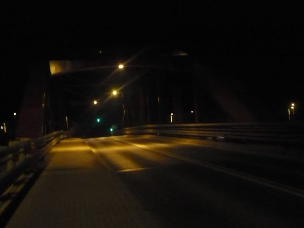 Mos Odolanowski wieczorem.