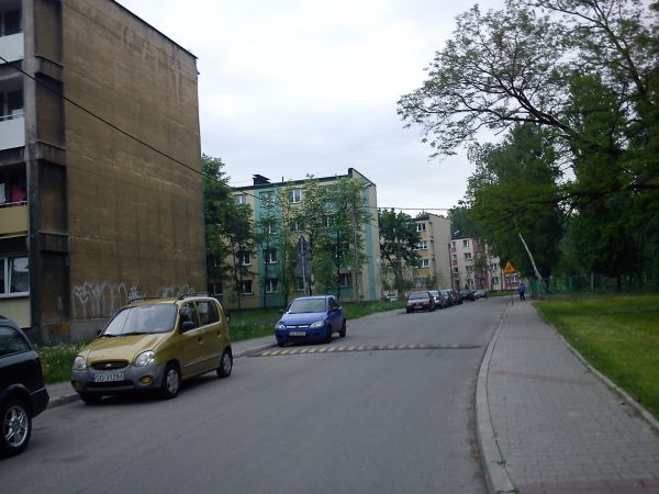 Sosnowiec-Niwka. Ulica Zagłębiowska.