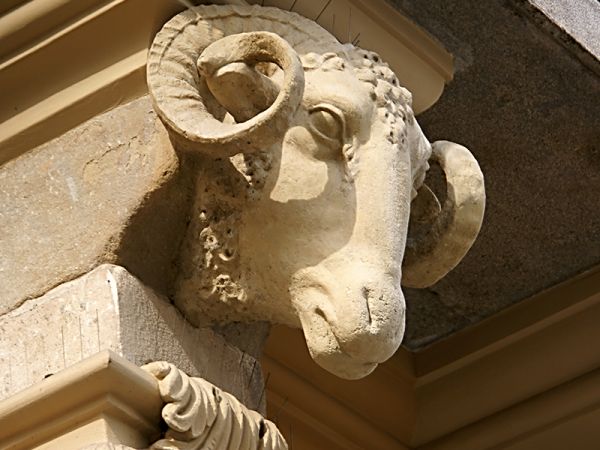 Kraków-Pałac Pod Baranami ,detal