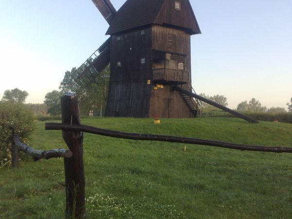 Zabytkowy wiatrak w Rydzynie