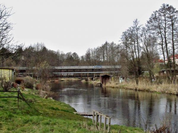 Most w ulicy Mostowej nad Wdą