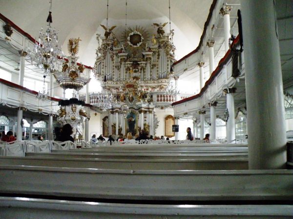 Jelenia góra cieplice wnętrze kościoła protestanckiego