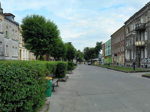 Aleja Wojska Polskiego w kierunku centrum miasta