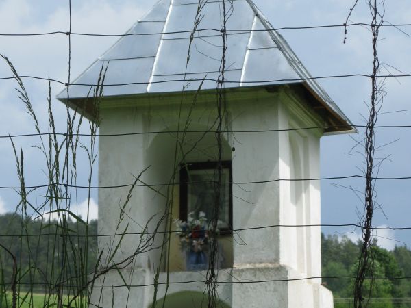 w naszej opinii - popartej sugestiami napotkanych : kapliczka przydworska, pomnik kultury sakralnej, będący zarazem świadkiem i pamiątką dziejów.