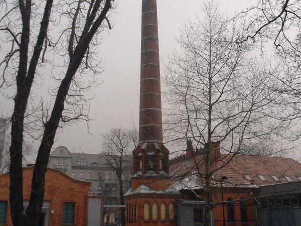 Stylowa kotłownia na terenie politechniki