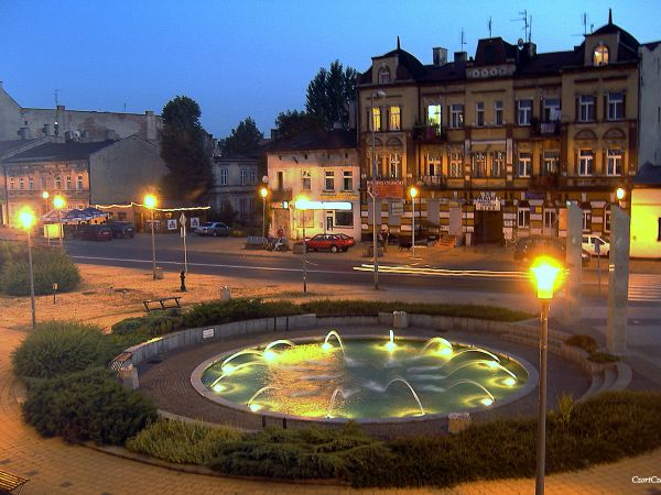 Fontanna obok Dw. PKP