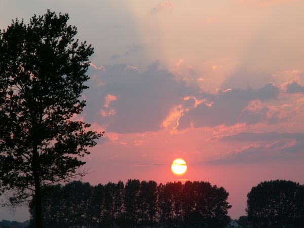 Zachód słońca nad Bródzkami