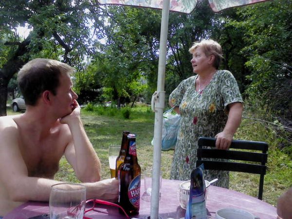 Poobiednia pogawędka Strzelce Wielkie 2015 r.