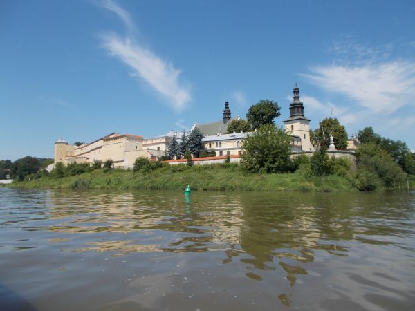 Klasztor Benedyktynek na Zwierzyńcu, widok ze statku ,, Nimfa,,