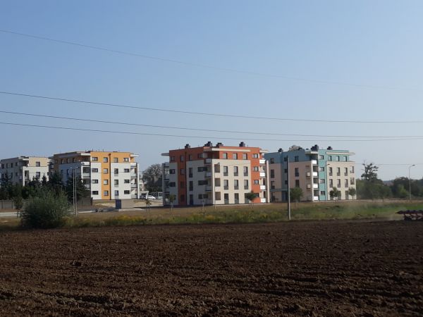 Nowe  bloki  przy ul.Kamiennej