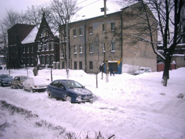 Zima w Chorzowie ul. Kaliny