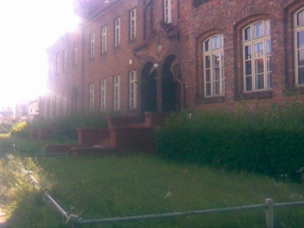 Zabytkowy budynek przy ulicy Robotniczej, niegdyś Szkoła Podstawowa nr 5 dziś niszczejąca ruina.