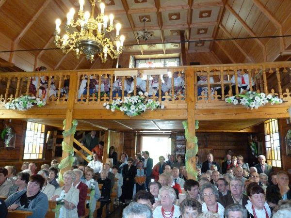 Msza św w Kościele w Soblówce