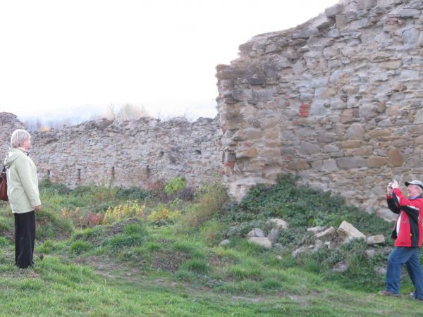 Całość otaczał mur obronny z basztami, zachowane resztki murów ze śladami podziałów na cele mnichów, z otworami strzelniczymi. Polecam lekturę  "Grób Nieczui" -