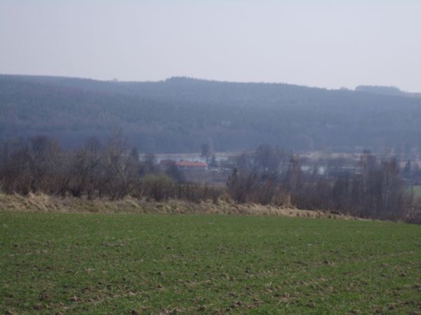 Widok na stawy z Łysej Góry