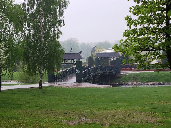 Most przez rzekę Ełk