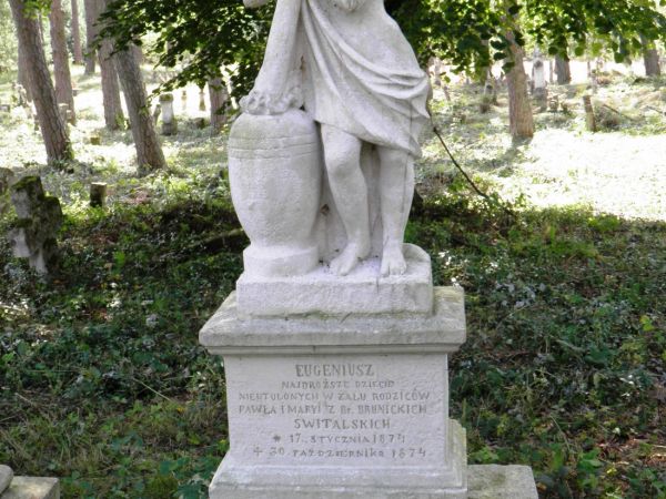 Zabytkowy cmentarz grecko-katolicki w Gorajcu . Na cmentarzu znajduje się kaplica grobowa  rodziny  Brunickich  , właścicieli okoloicznych ziem.  Znajduje się n