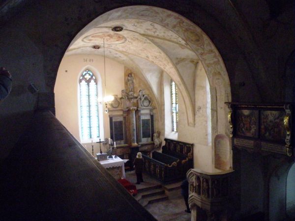 Wnętrz kościoła Św. Trójcy