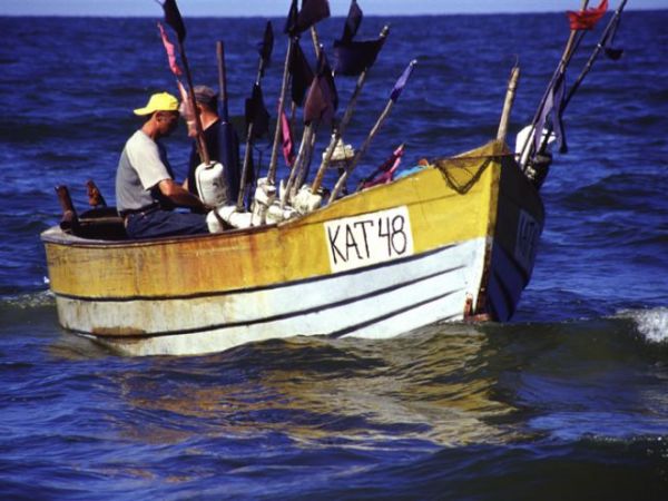 Rybacy wracają z połowu