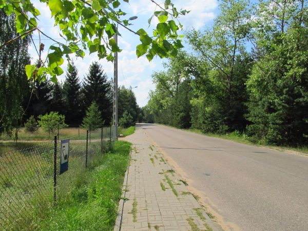 Centrum wsi Borsk na Kaszubach