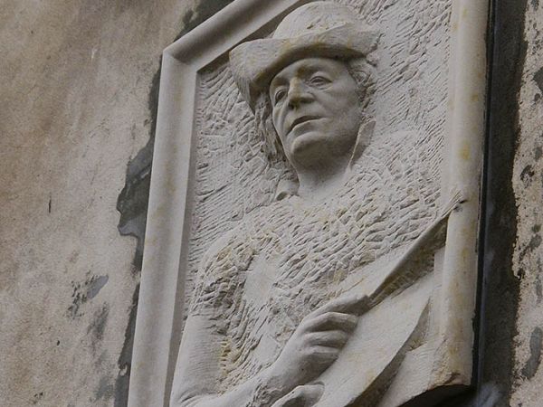 Kazimierz Dolny-ul. Lubelska ,płaskorzeźba