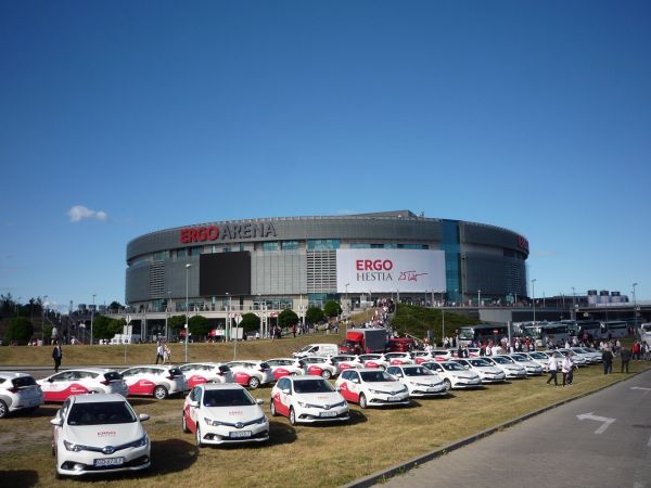 Ergo Arena na granicy Gdańska i Sopotu.