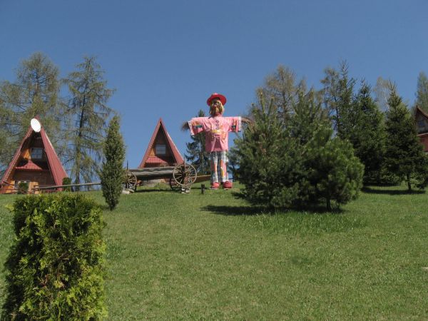 Domki  w pobliżu chaty