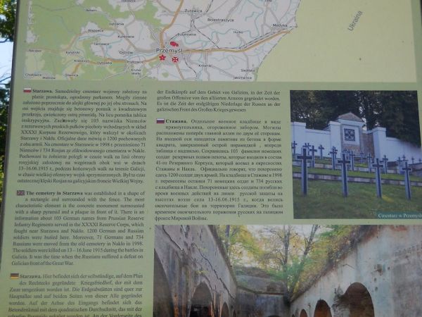 Cmentarz wojenny z I wojny światowej w Starzawie