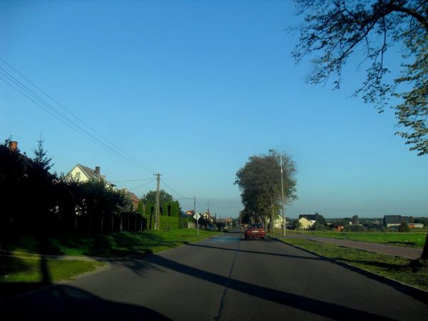 Dojazd z Franku do Kalisk, ulica Lipowa