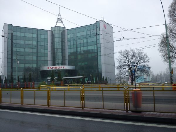 Katowice-Zawodzie. Biurowiec Kamsoft S.A.