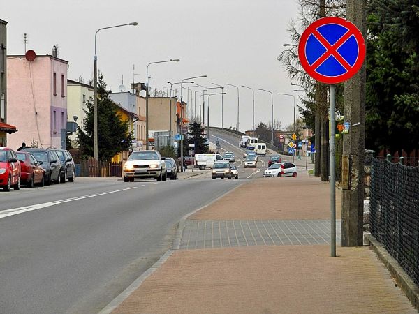 Ulica Gdańska i wiadukt