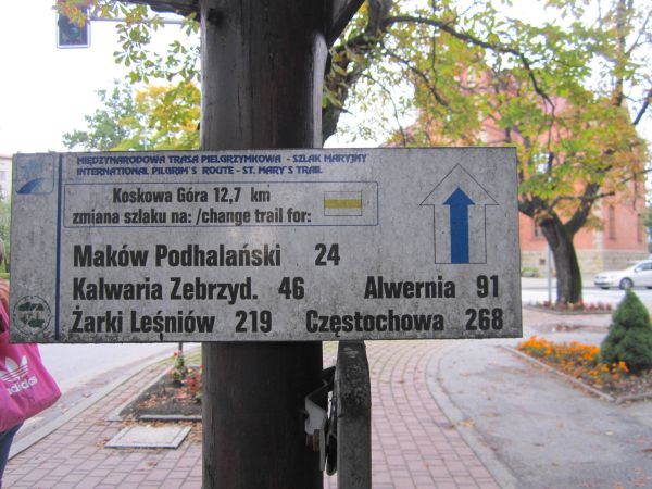 Drogowskazy turystyczne- Rynek