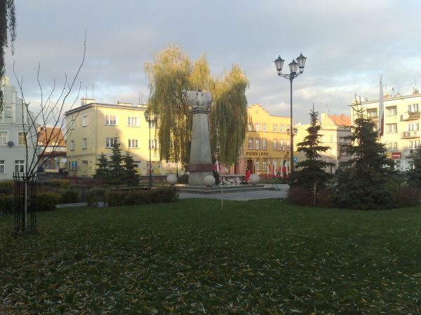 Pomnik Wdzięczności na Placu Chrobrego.