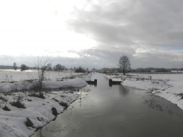 Rzeka Zolka między Skandawą a Silginami