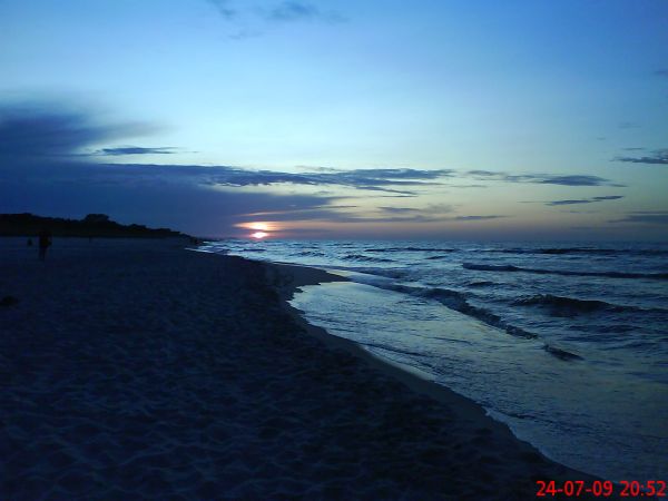 Kużnica-zachód slońca