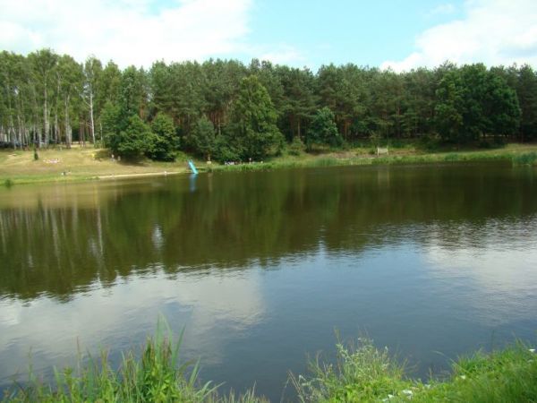 Jeziorko na terenie Ośrodka Wypoczynkowego