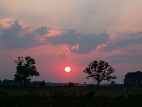 Zachód słońca nad Bródzkami